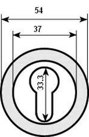 Накладка RY-59 мат антич латунь Etro, Imola RDA Киев