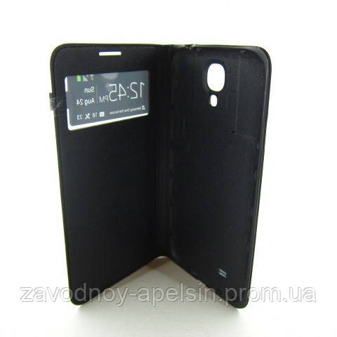 Чохол книжка кришка Samsung I9500 I9505 S4 S-View чорний Одеса - фото 3