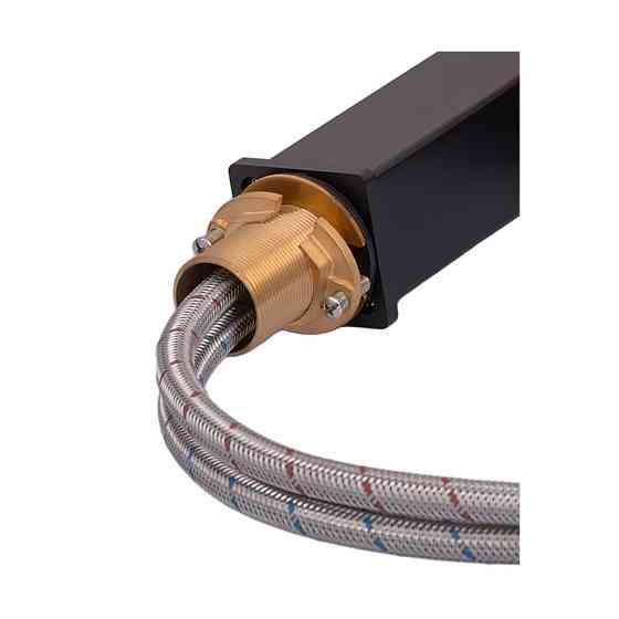 Смеситель для умывальника Koer KB-14007-05 водопад черный KR3447 Харьков