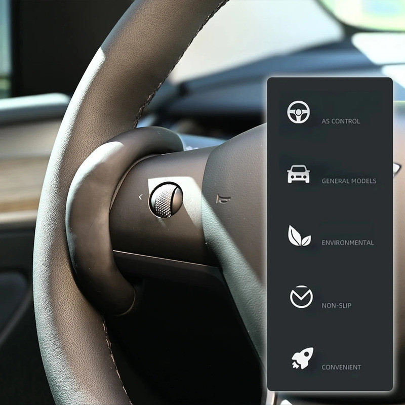 Противовес на руль автопилота BaFire FSD фиксатор для Tesla Model 3/Y (Черный) Николаев - изображение 4