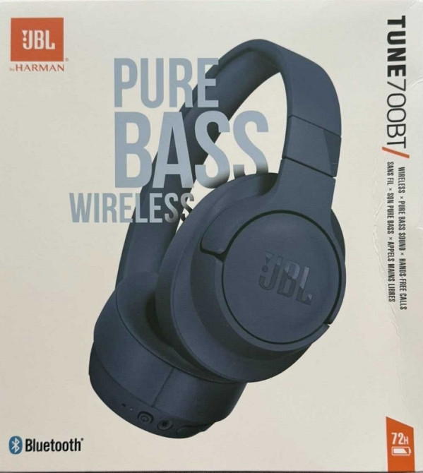 Бездротові навушники JBL TUNE 700BT BLUE  / СИНІ НОВІ ! Харків - фото 4