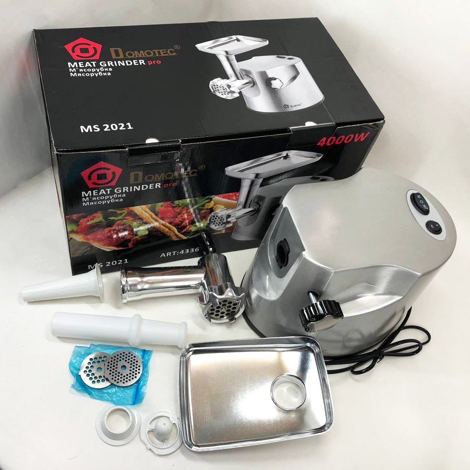 Надежная мясорубка для ежедневного использования DOMOTEC, Мощные мясорубки бытовые YT-54 Львов - изображение 4