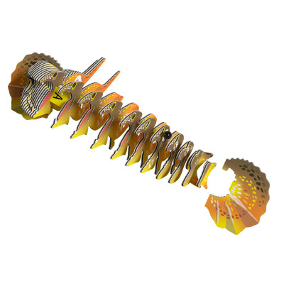 Пазл Eugy 3D Зоопарк Плащеносная ящерица (XEG-108) Винница - изображение 5