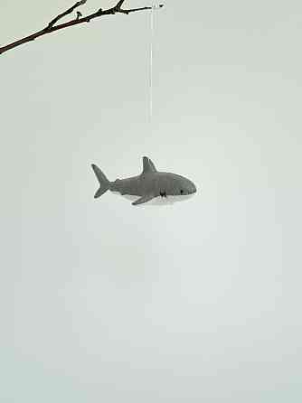 Мягкая фетровая игрушка акула ручной работы – безопасная развивающая игрушка Киев