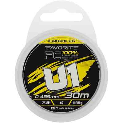 Флюорокарбон Favorite U1 FC 30m 7.0/0.435mm 25.8lb/11.68kg (1693.12.19) Винница