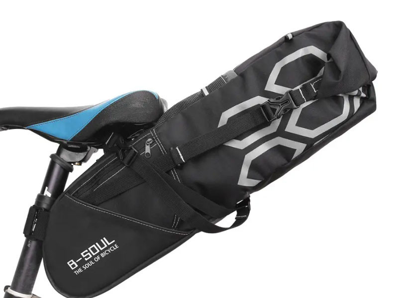 Сумка велосипедная подседельная Feel Fit BAO-027, черная Бровары - изображение 1