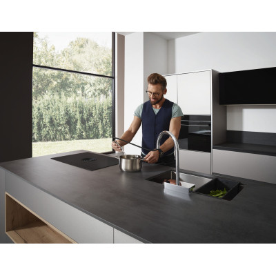 Смеситель Hansgrohe Aquno Select M81 , 22 см, хром (73837000) Винница - изображение 2