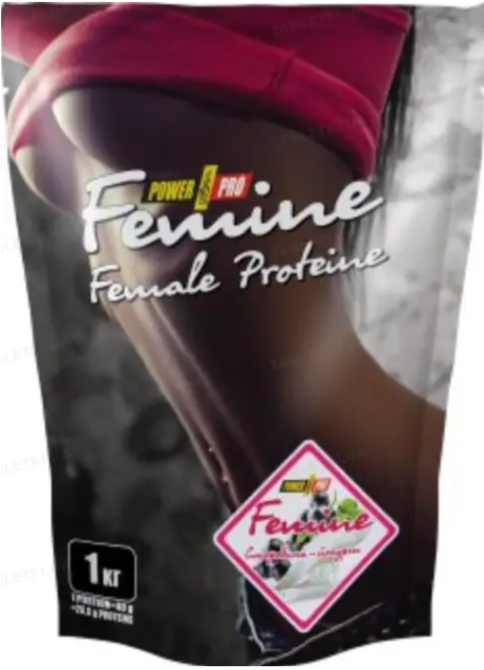 Протеин для женщин Power Pro Femine Protein 1000g смородина-йогурт Киев - изображение 1