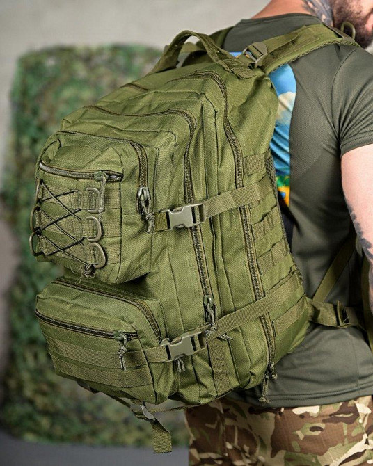 Тактический штурмовой рюкзак ТХЕ 35л  олива РП7328 Одесса - изображение 2