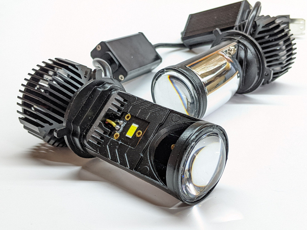 BI-LED лінзи H4 40W 12-24V 5000K 8000 Lm. Авто лінзи (Діоди LG Korean) Харків - фото 2