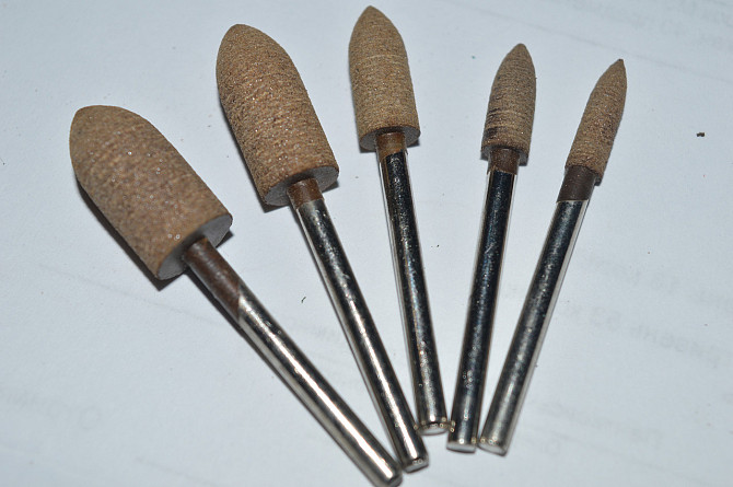 Резиновая полировальная насадка 12*5*3 (красные) конус FINISH Полтава - изображение 1
