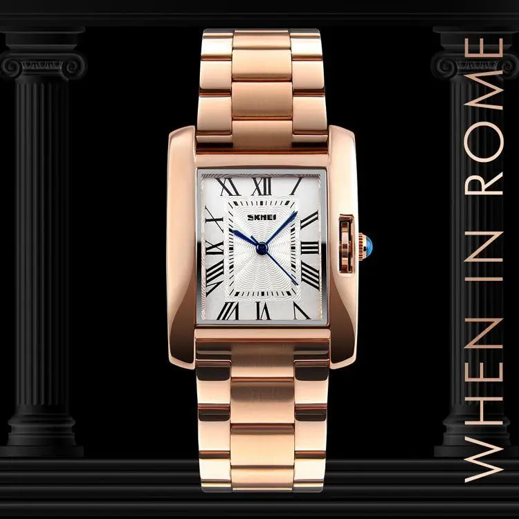 Женские наручные часы Skmei 1284 Золотистый Киев - изображение 3