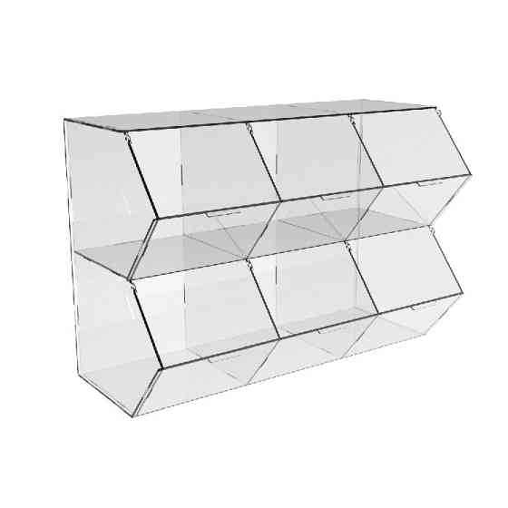 Диспенсер EKOSTAR для мармеладов, снеков, орехов 6 ячеек Киев