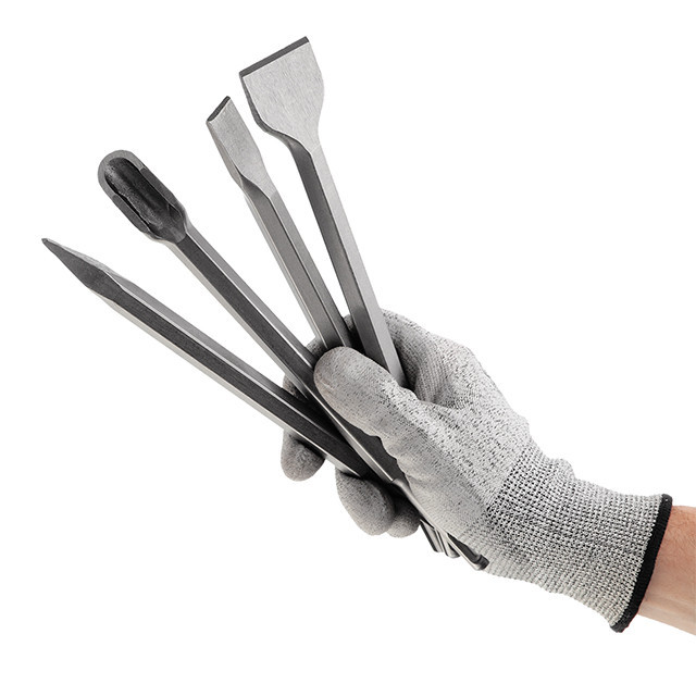 Набір зубил для перфоратора 4 шт., SDS-Plus INTERTOOL SD-0410 Киев - изображение 4