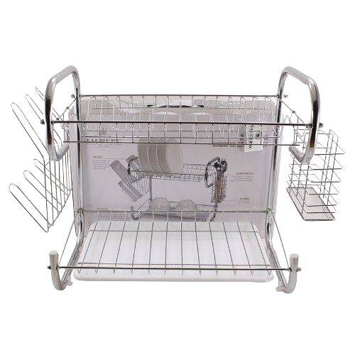 Сушарка для посуду двоярусна 50*25*36см DN0850W ZAUBERG Житомир