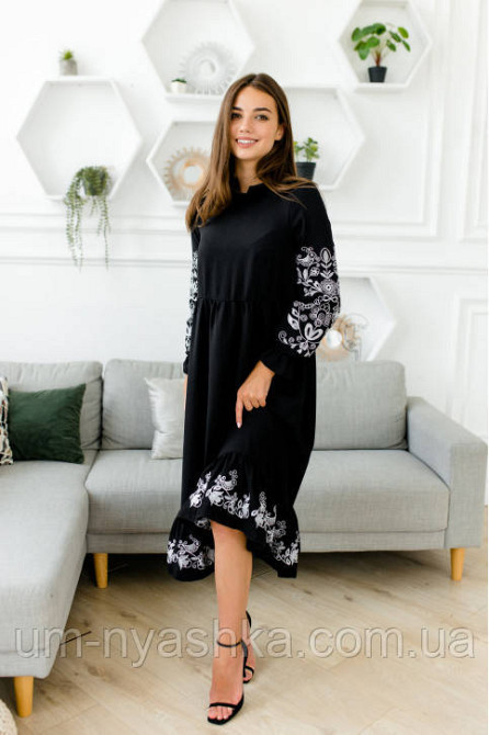 Жіноча вишита сукня, золота вишиванка жіноча Кривой Рог - изображение 7