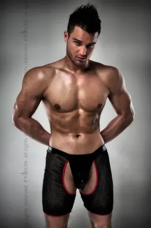 Розпродаж!!! Чоловічі трусики-шорти Passion 012 THONG black L/XL Львов