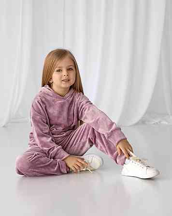 Дитячий велюровий костюм Кенгуру Рожевий 98-104 Харків