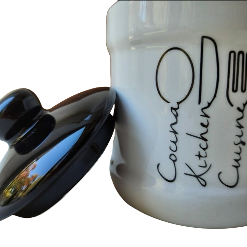 Ємність для меду Bon appetit 450мл d12см/h13см з дерев'яною ложкою S&T 700-04-17 Житомир - фото 3