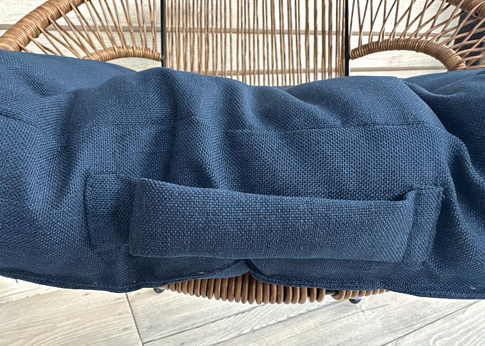 Подушка для стільців (50x50х8 см) Decorator Sawana колір темно-синій 84-148 Київ - фото 7