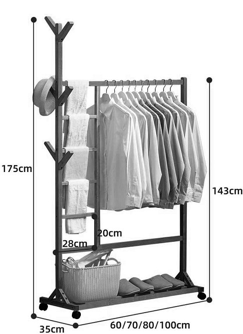 Стойка вешалка для одежды 