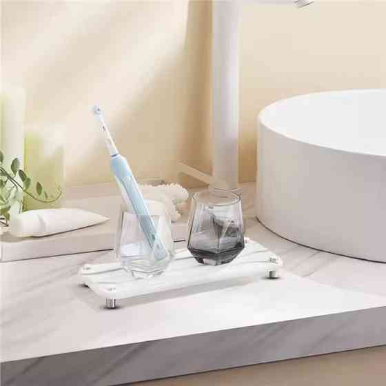 Подставка универсальная для раковины в ванную комнату,кухню,гостиную,каменная из диатомита белая Каменец-Подольский