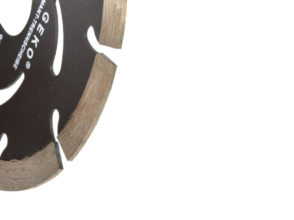 Круг різання алмазний сегментний "GEKO" 125 мм, чорний Київ - фото 2