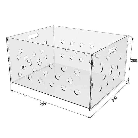 Коробка акриловая EKOSTAR 390х300х200 Киев