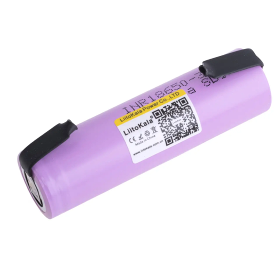 Аккумулятор высокотоковый LiitoKala Li-ion 18650 3000mAh 3,7V (INR18650-30Q) 20A Сиреневый Винница