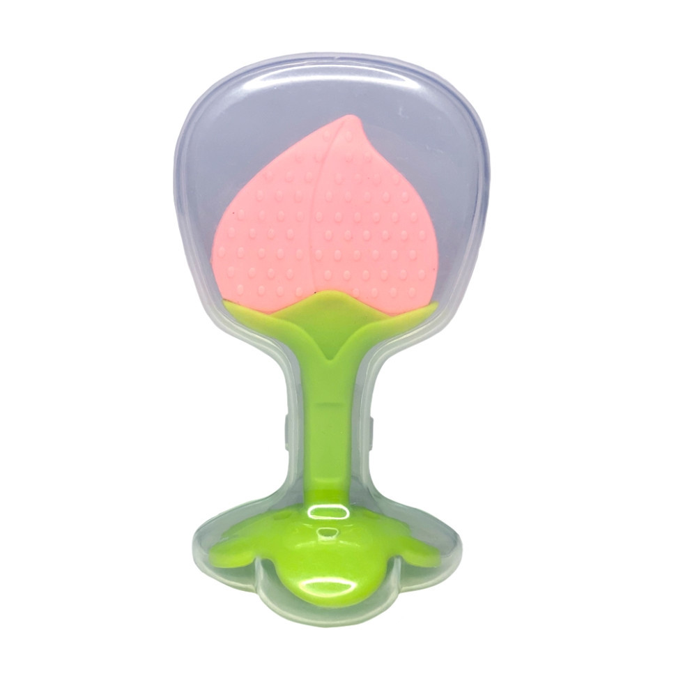 Прорізувач силіконовий "Персик" MGZ-0401-4 у футлярі Вінниця - фото 2