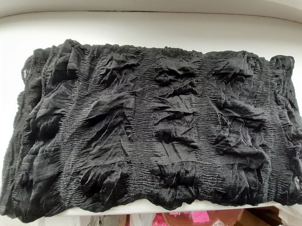 Шарф гармошка С ДЕФЕКТОМ (есть затяжка) - размер шарфа приблизительно 140*35см Киев - изображение 3