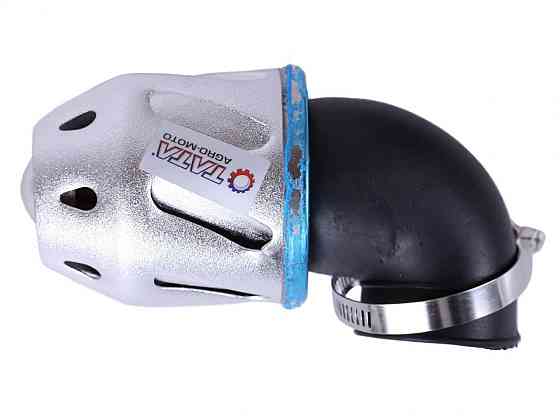 Фільтр повітряний (нульовик) Ø42mm, 45*, куля (срібло)-2 Мукачево