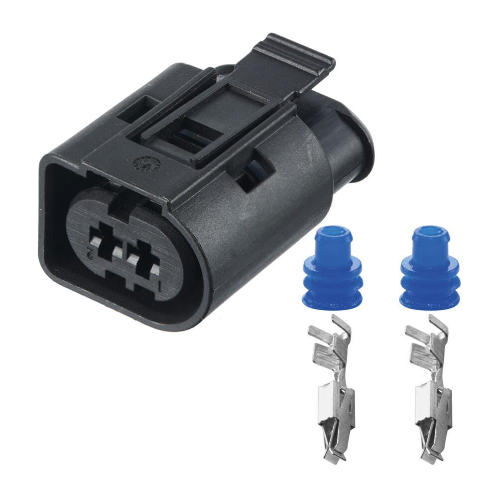 Роз'єм конектор 2-кон., Генератор, 1-967412-2, 0-965695-1, TE Германия, Франция, Германия Audi, Bugatti, Porsche, Seat, Skoda Київ - фото 1