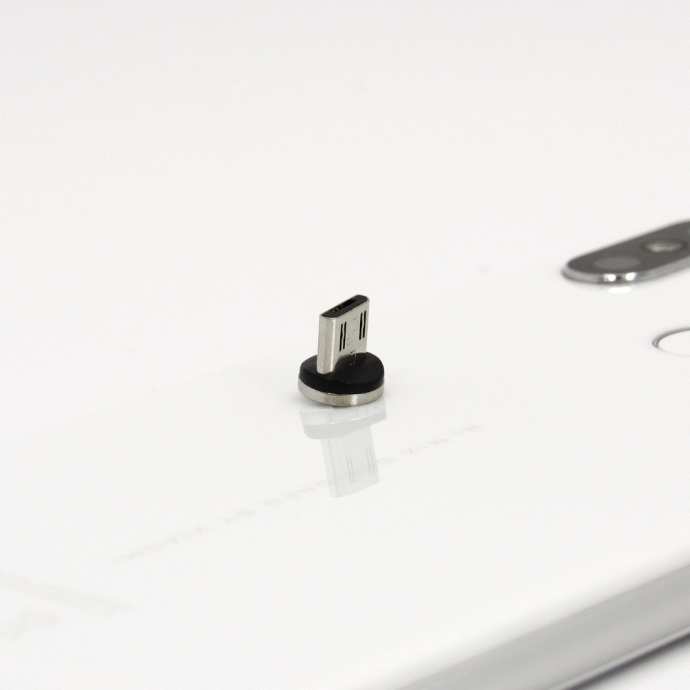 Магнітний MicroUsb кабель Floveme 1 м Black Київ - фото 7