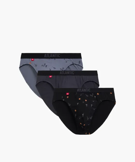 Мужские трусы Atlantic хлопок. Набор 3 шт. 3MP-171 XXL Киев - изображение 1