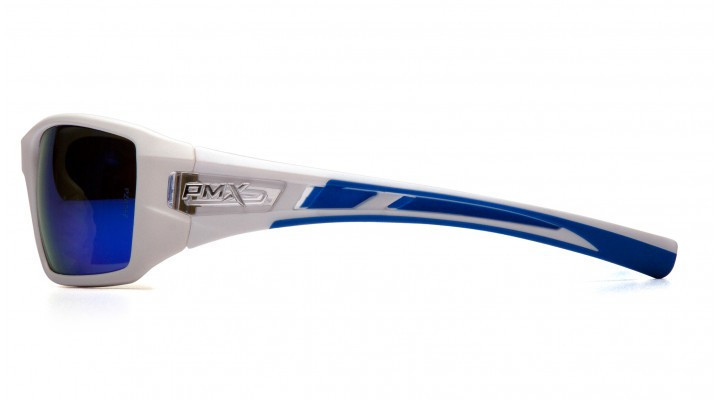 Окуляри захисні Pyramex Velar White (ice blue mirror) дзеркальні сині в білій оправі Запоріжжя - фото 3