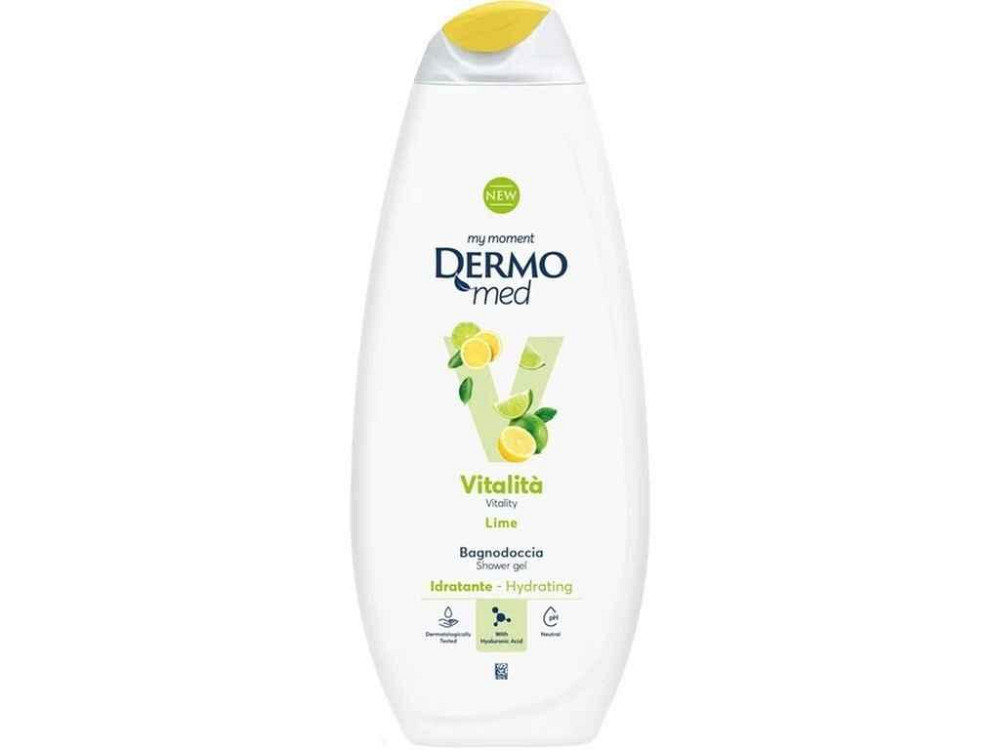 Гель для душу 750мл Lime Vitalita ТМ DERMOMED Киев - изображение 1