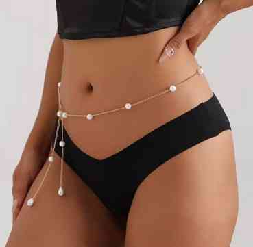 Ланцюжок на талію з намистинами Київ