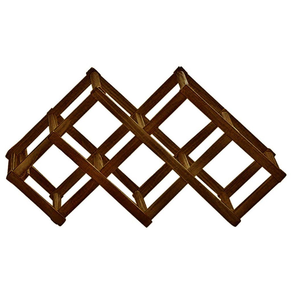 Настільна винна полиця "Гревіл" латте Миколаїв - фото 1