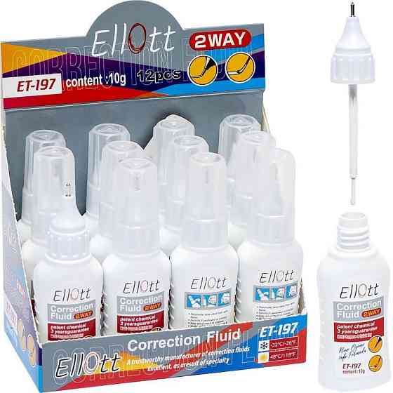 Корректор ручка-кисть ET197-12 10мл Винница