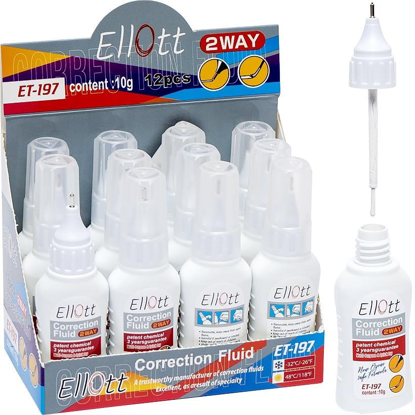 Корректор ручка-кисть ET197-12 10мл Винница - изображение 1