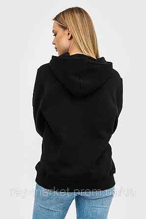 Худі базове утеплене Ray Basic жіноче чорне (U0401W-Black) 5XL Київ