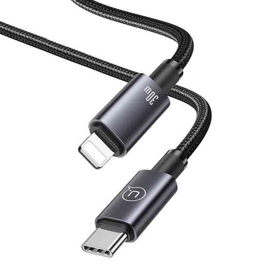 Кабель Type-C - Lightning Usams US-SJ679 30W Aluminum Alloy для швидкого заряджання та передачі даних -Sufeng Series tarnish Одеса