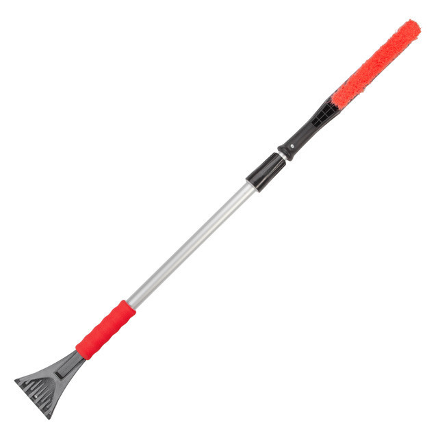 Щітка зі скребком, телескопічна, 99-139 см INTERTOOL AT-0119 Київ - фото 3