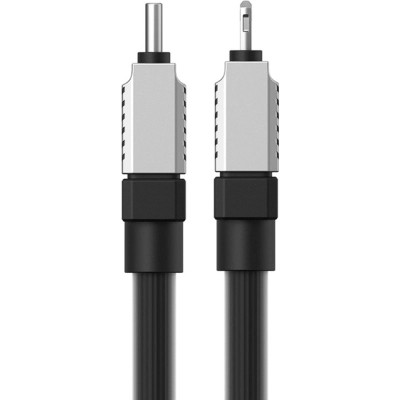 Дата кабель USB-C to Lightning 2.0m CoolPlay Fast Charging 20W black Baseus (CAKW000101) Вінниця - фото 3