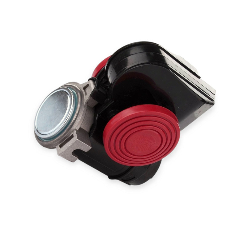 Сигнал повітряний равлик Nautilus 12V з компрессором 2 тони чорний, тип 1 Мукачево - фото 3