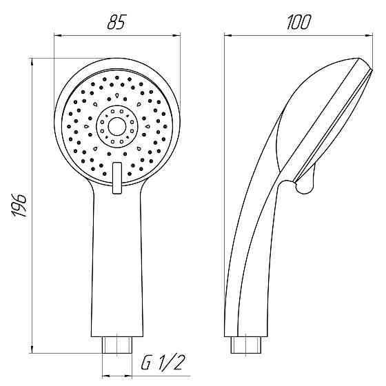 Душова лійка Globus Lux HY-1227-LUX Blister Луцк