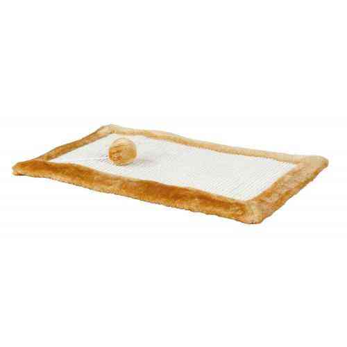 Дряпка-килимок Trixie з іграшкою для котів, коричнева, 55х35 cм Київ