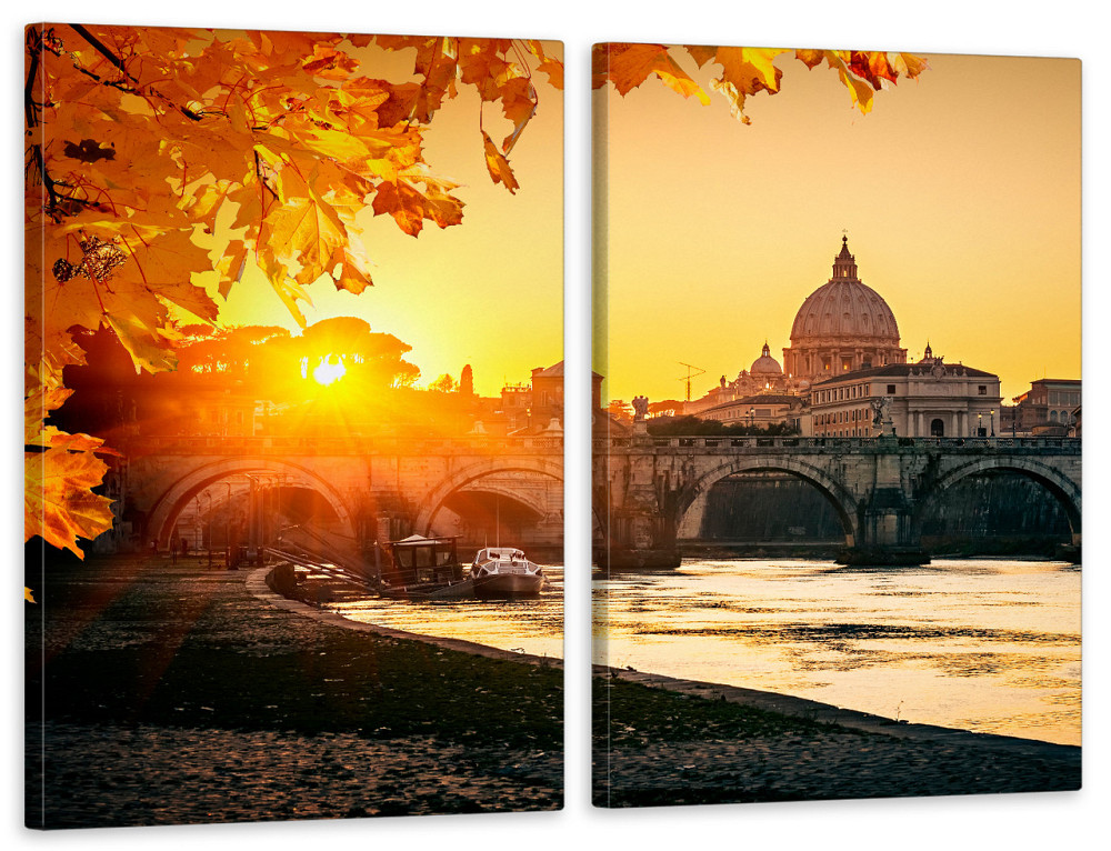 Модульная картина в гостиную / спальню  Италія Рим  TLV-2_034 90x132  см Киев - изображение 1