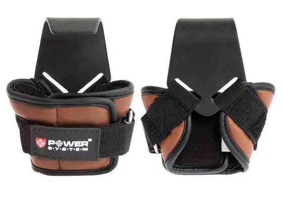 Гаки для тяги на зап'ястя Power System PS-3300 Hooks Brown XL Киев